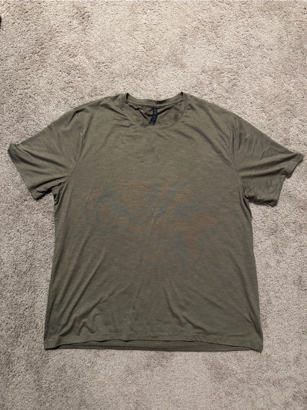 Zella Olive Crew Neck Short Sleeve Tee